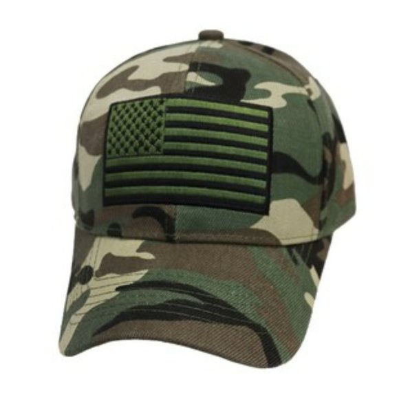 Other - Camouflage American Flag Cap